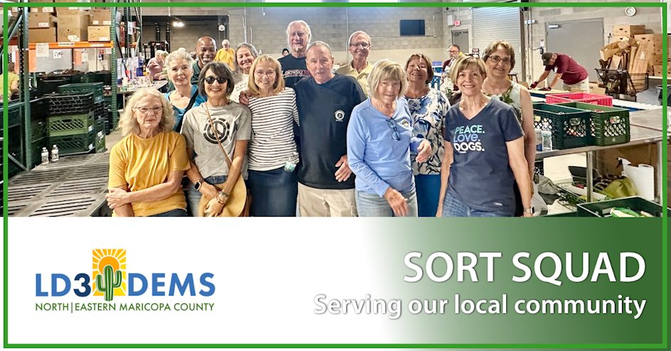 Sort Squad - Help Inspect Donated Food organized by LD3 Democrats